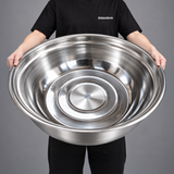 Koreanische große Edelstahlschüssel, 21 Zoll (ca. 54 cm)