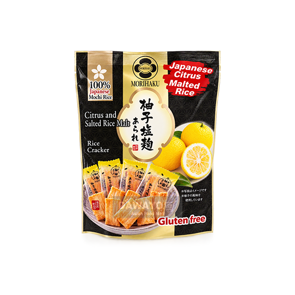 Morihaku Rice Cracker Yuzu Salted Fl 32g
