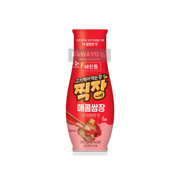 Haechandle Jjikjang Spicy Ssamjang (Spicy Soybean Dipping Paste) 300 g