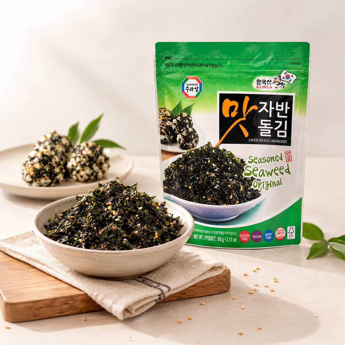 수라상 자반 맛돌김 60g