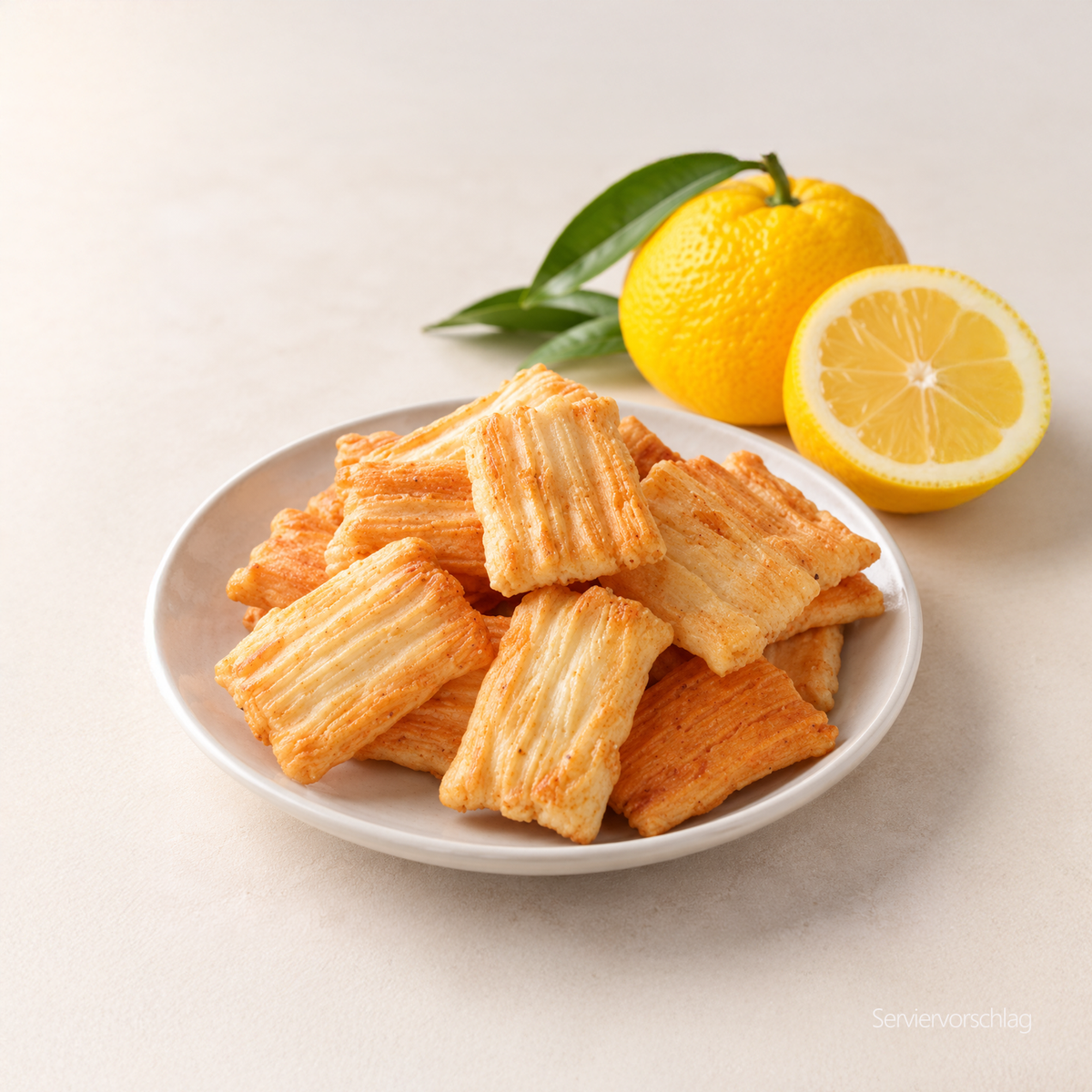 Morihaku Rice Cracker Yuzu Salted Fl 32g