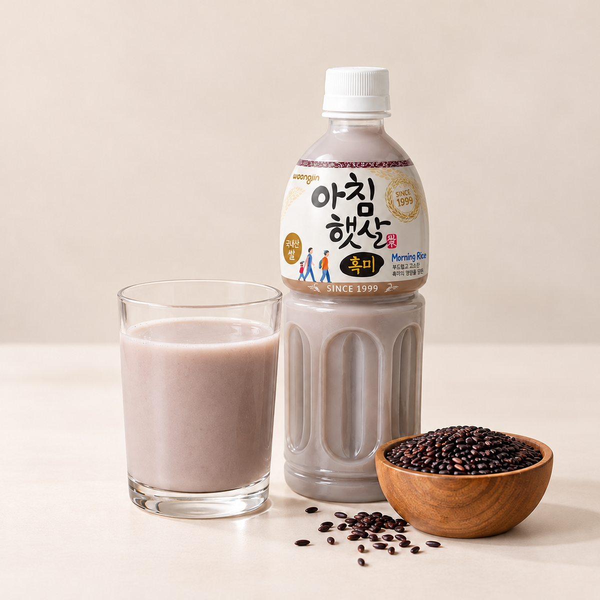 웅진 아침햇살 흑미 500ml