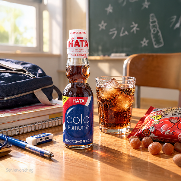 Hata Kosen Ramune Blue Cola Flavor 200ml