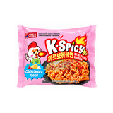 K SPICY Carbonara Stir-Fried Instant Noodles 488 g (4 × 122 g)