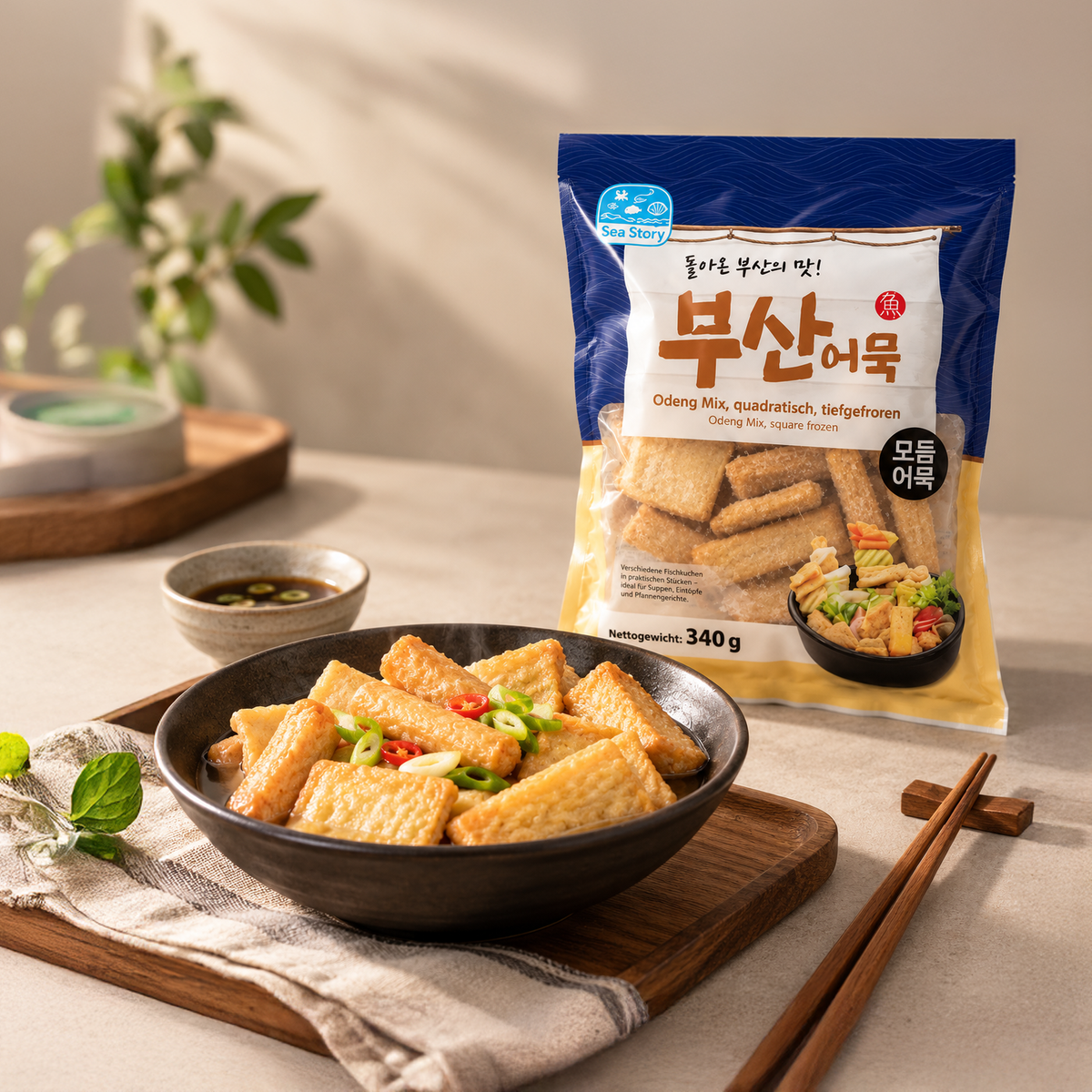 Sea Story Gemischte Odeng-Fischkuchen 340 g