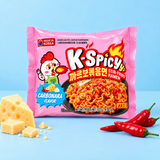 K SPICY Carbonara Stir-Fried Instant Noodles 488 g (4 × 122 g)