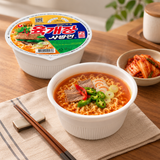 [内销版] 农心 辣牛肉汤杯面 86g*6 1箱