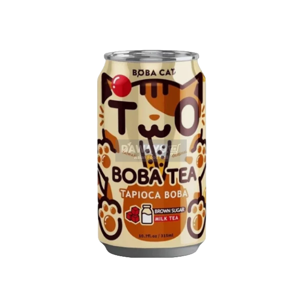 Boba Cat Bubble Tea – Brauner Zucker 315 ml
