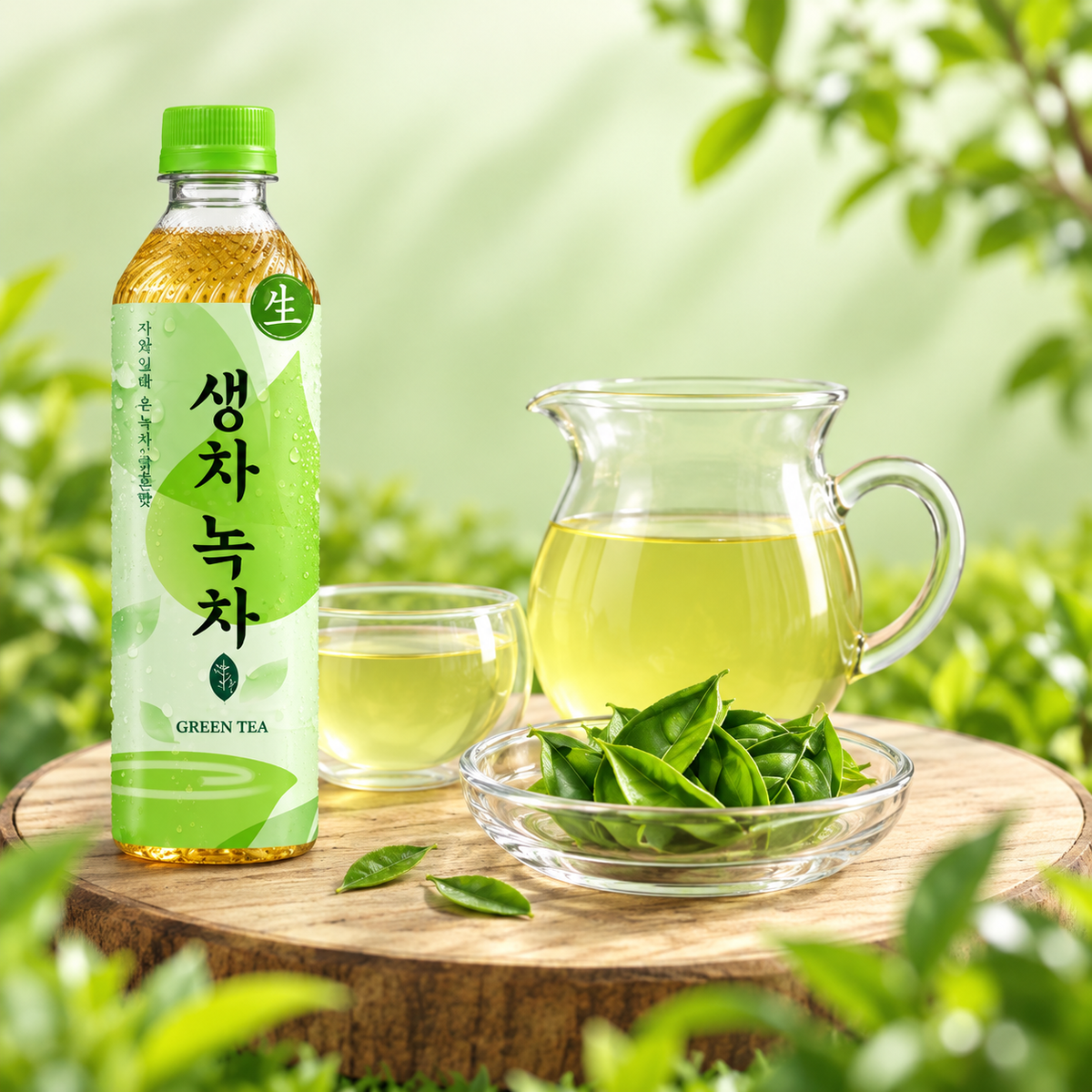 Woongjin Sangcha Green Tea Pet 500 ml
