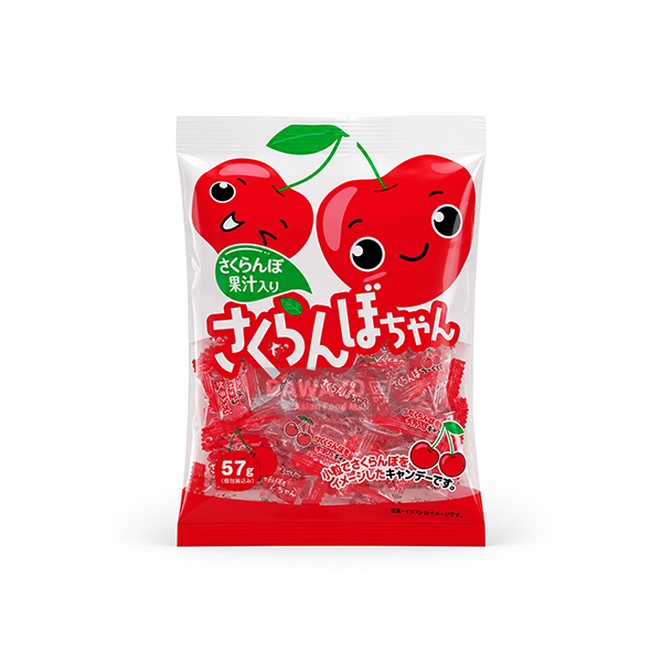 Kawaguchi Seika Sakuranbo Ame-chan (Kirschbonbons) 57g