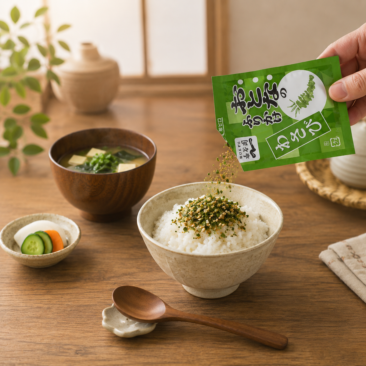 Nagatanien Erwachsenen Wasabi Furikake 5 Stück