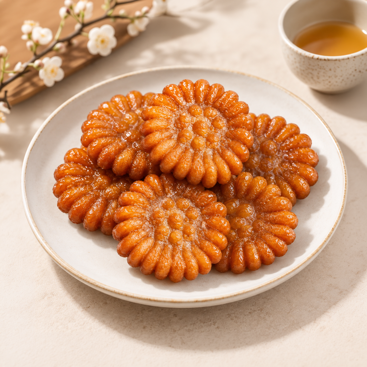 wang 찹쌀 약과 320g (라운드케이스)