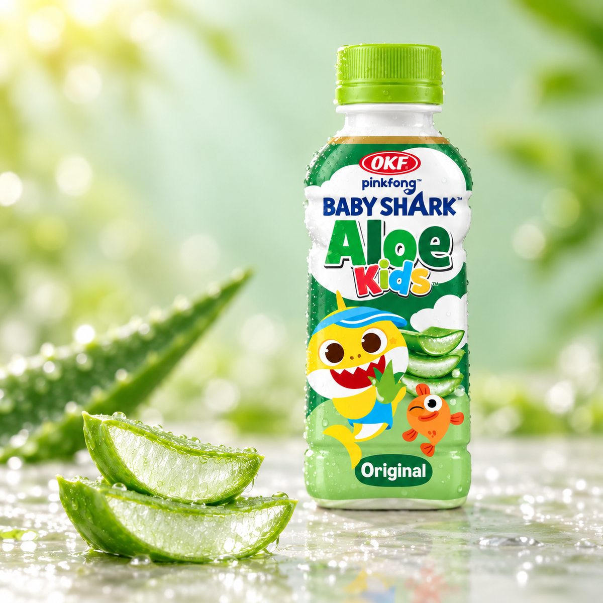 OKF Baby Shark Aloe Kids Original 240ml (+Pfand)