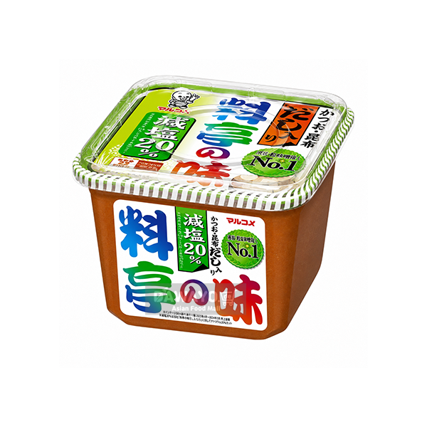 (Japans Nr. 1 Miso) Marukome Ryotei no Aji Miso 750g (20% reduzierter Salzgehalt)