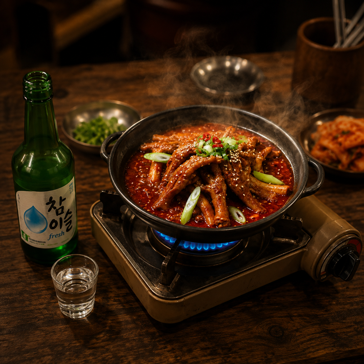 #21 다와요 국물 닭발 (800g) + 떡 사리