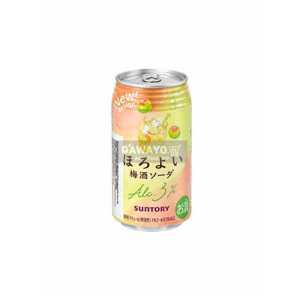 산토리 호로요이 매실 리큐어 소다 350ml ALC 3%.vol