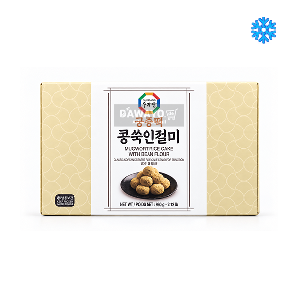 Surasang Palast-Reiskuchen Sojabohnen-Beifuß-Injeolmi (Großpackung) 960g