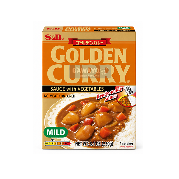 S&B Currysauce mit Gemüse – Mild 230 g