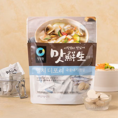 [Inlandsprodukt] Chungjungone Matsaensaeng Sardellen-Dashi-Tablette (4g*40 Stück) 160g