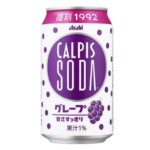 Asahi Calpis Soda Grape Flavor 350ml