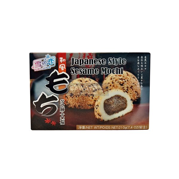 Yuki & Love Sesame Mochi 210g