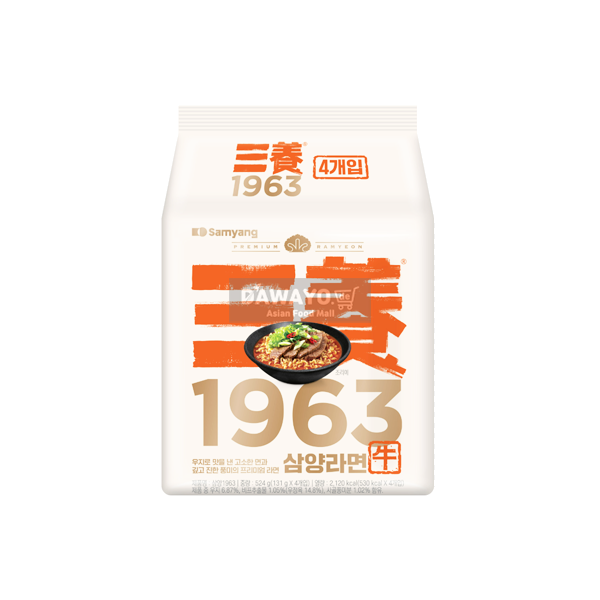 [Inländische Nutzung] Rinderfett Samyang Ramen 1963 Multi 524g (131g*4er-Pack) !Beliebtes Produkt!