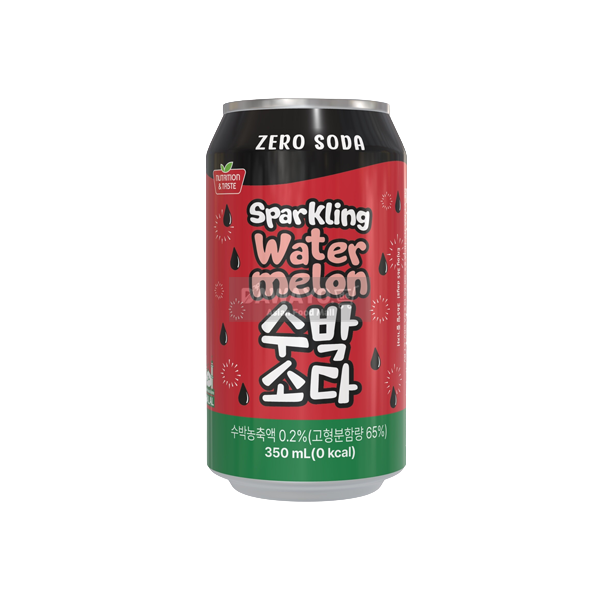 Yoodam Zero Watermelon Soda 350ml (Deposit)