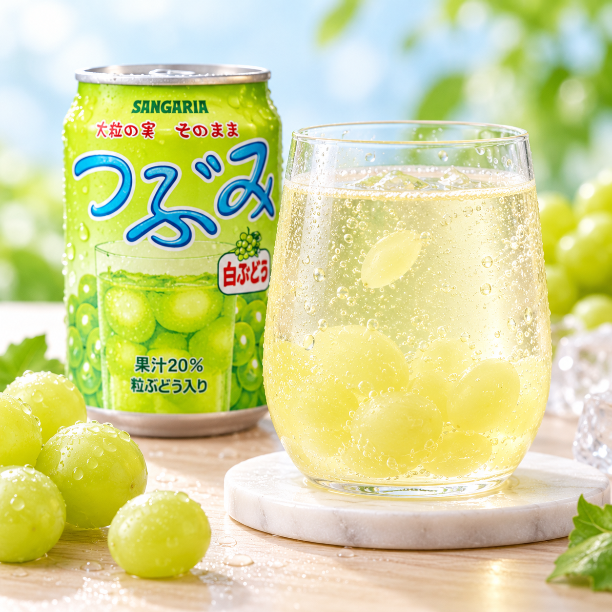 상가리아 츠부미 백포도 쥬스 280g