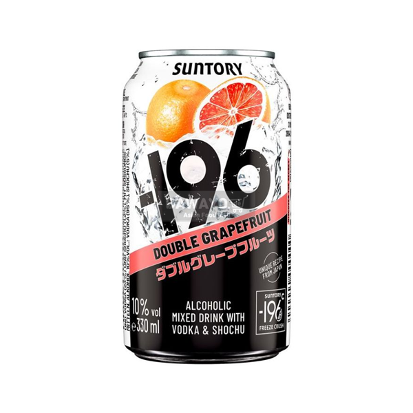 Suntory -196 Double Grapefruit mit Wodka & Soju 330ml (Alk. 10 % vol.)