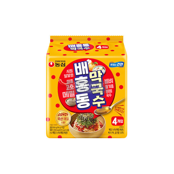 Nongshim Baehongdong Makguksu Multi 456g (114g*4)