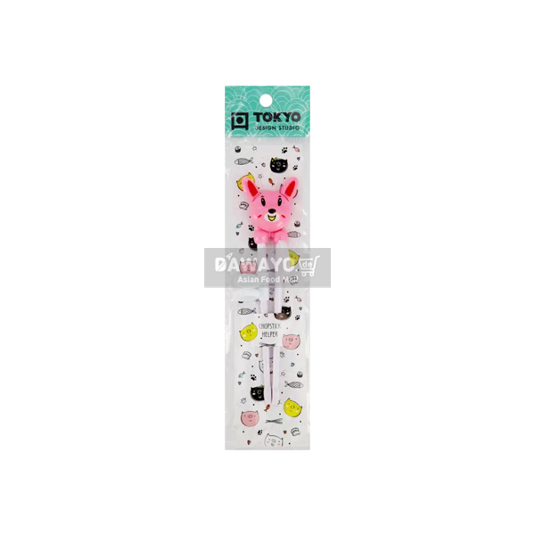 Japanese-Style Rabbit Character Training Chopsticks (18cm)