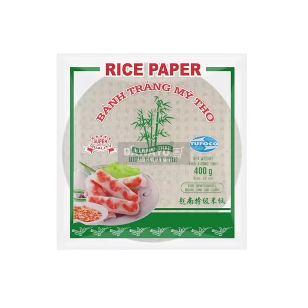 Bamboo Tree Round Rice Paper 22 cm 400g