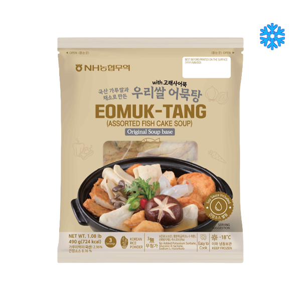 Nonghyup Trading GORAESA Korean Rice Fish Cake Soup 490g