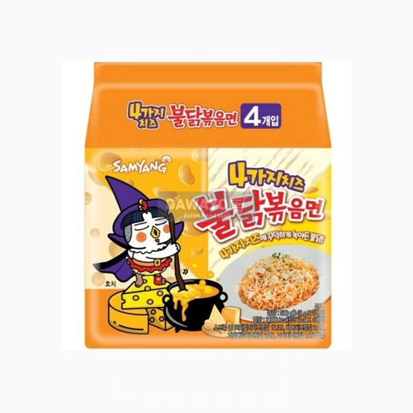 [내수용] 삼양 4가지치즈 불닭볶음면 멀티 580g(145g*4)
