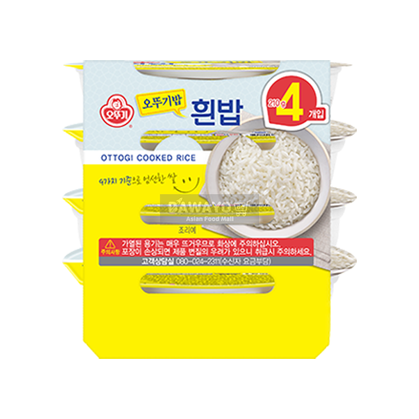 맛있는 오뚜기밥 흰밥 4개입 440g (210gx4)