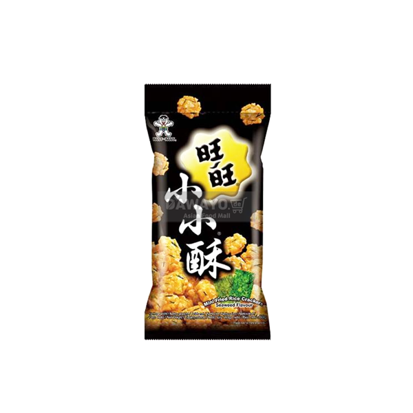 WANT WANT  Rice Crackers Seaweed Mini 60g
