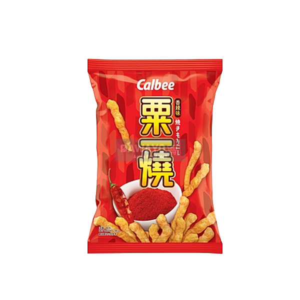 CALBEE Mais-Snack mit scharf-würziger Paprika-Gewürzmischung 80g