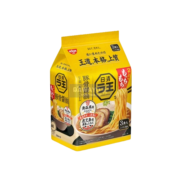 Nissin Raoh Soy Sauce Tonkotsu Ramen Multipack 258 g (86 g × 3)