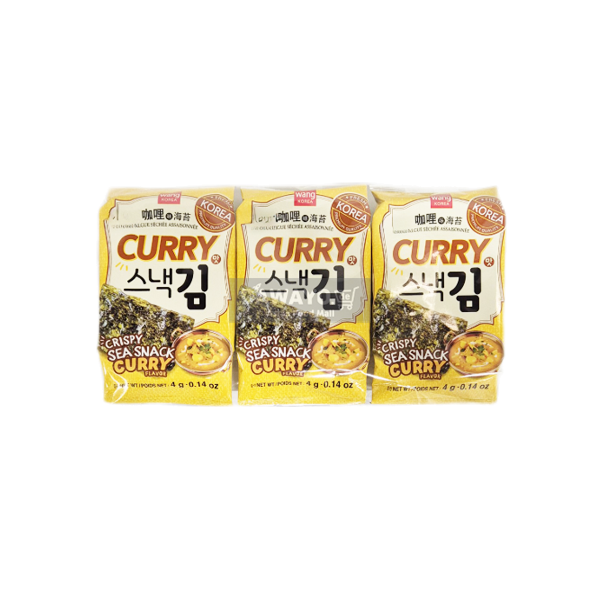 wang 카레맛 스낵김 (4g*3) 12g
