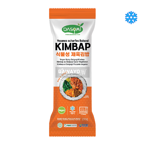 Dasomi Plant-Based Spicy Pork Gimbap 230g (Vegan)