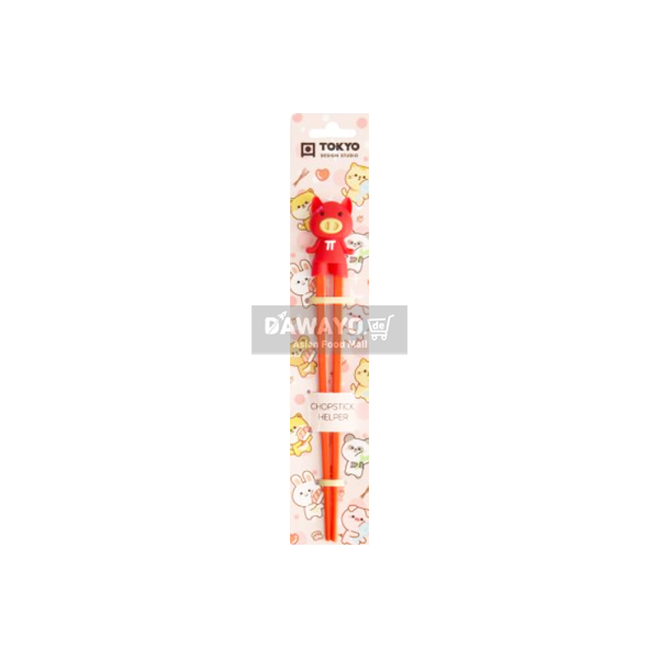 Japanese-Style Pig Character Training Chopsticks (22cm)