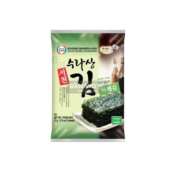 Surasang Seocheon Green Seaweed Sheets (5 sheets x 4) 21 g