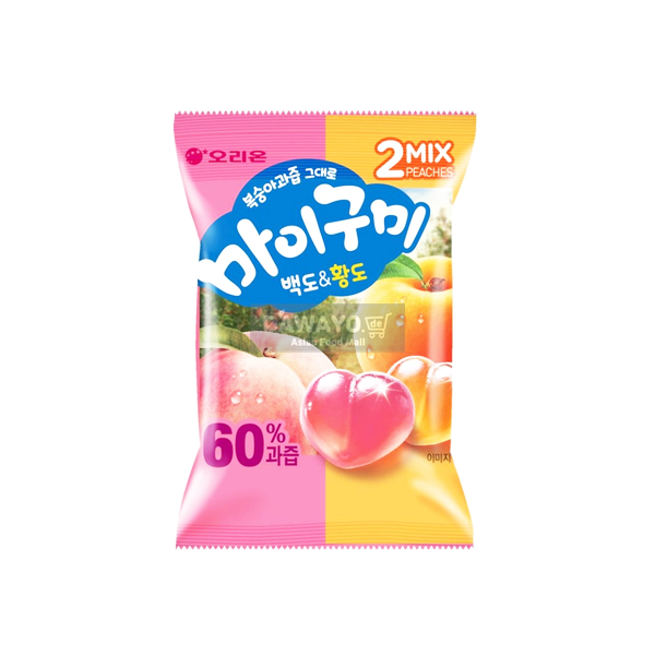 오리온 마이구미 백도&황도 97g