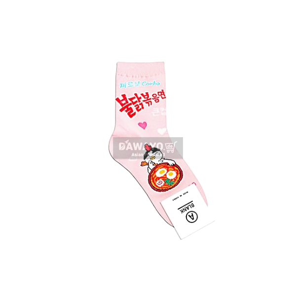 K Food 라면 양말 23-25cm (까르보불닭)