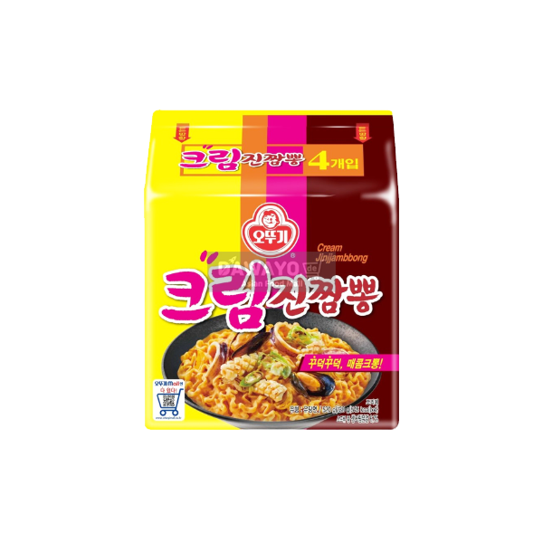 Ottogi Cream Jin Jjambbong Multi 520g (130g*4)