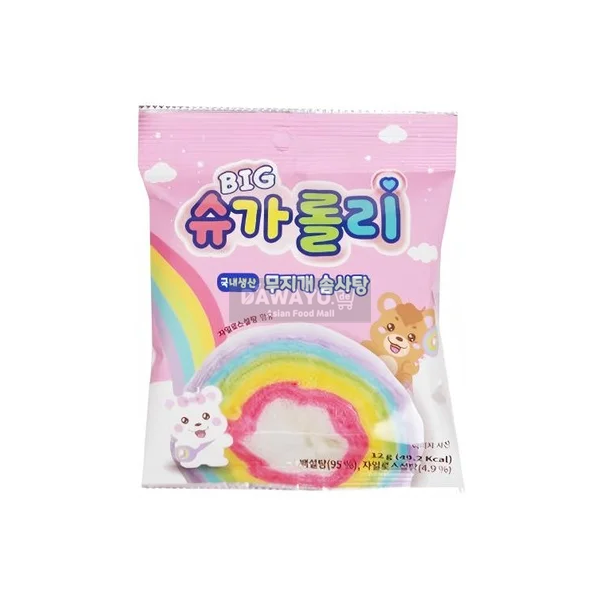 슈가롤리 무지개 솜사탕 10g