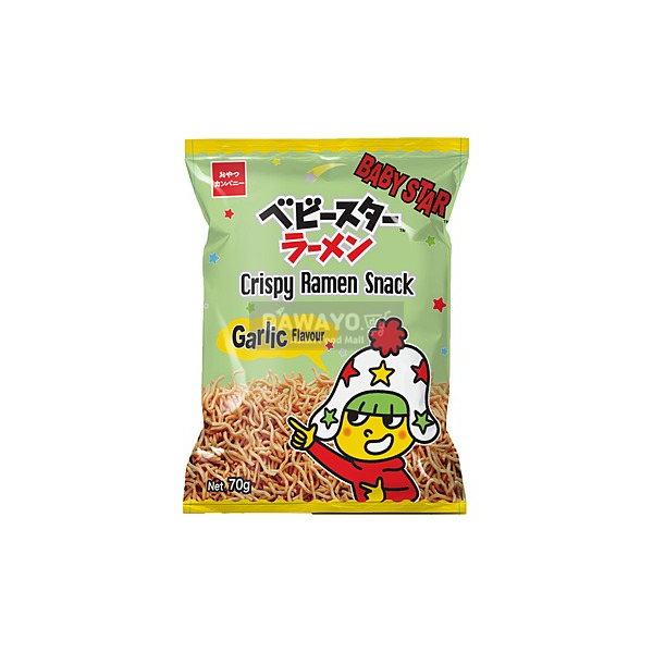 BABY STAR Crispy Ramen Snack Garlic 70g