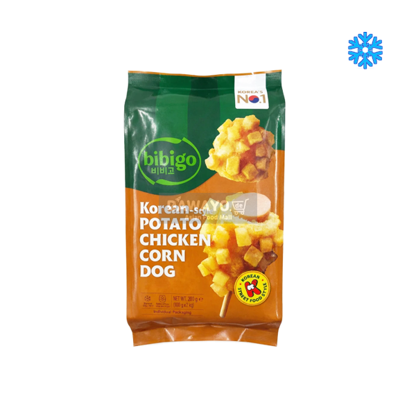 Bibigo Kartoffel-Hähnchen-Hotdog 200g (2 Stück à 100g)