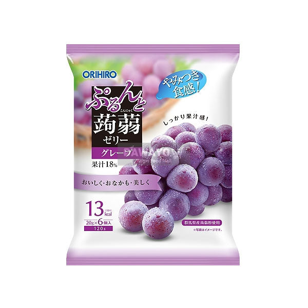 Orihiro Healthy Konjac Jelly Grape Flavor 120g