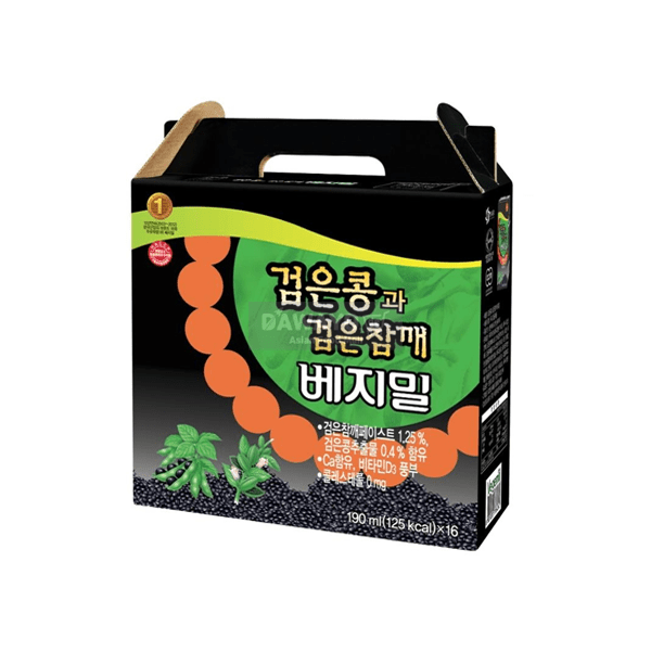 베지밀 검은콩과 검은참깨 팩 190ml * 16개입 (1BOX)